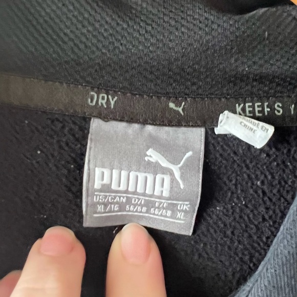 Puma Women’s Black Pullover Hooded Sweatshirt - Picture 6 of 7